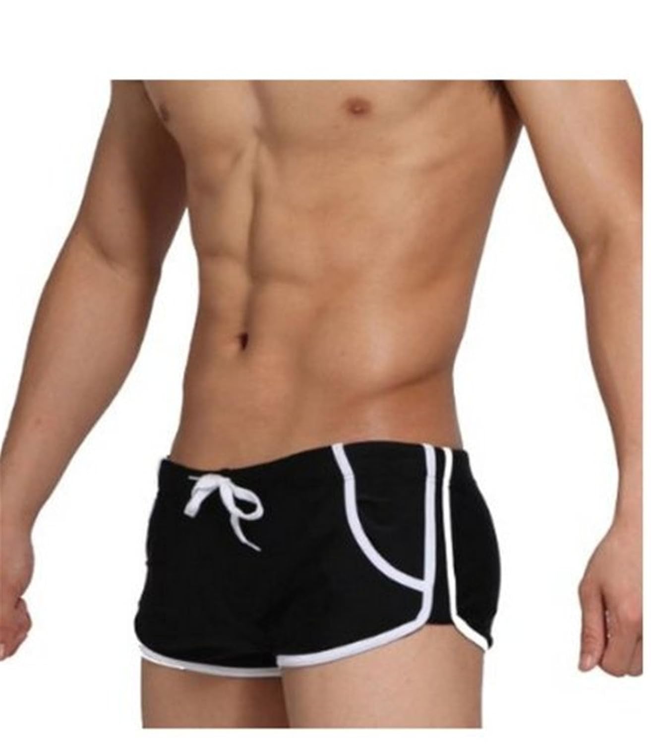 boxer de bain homme jaune