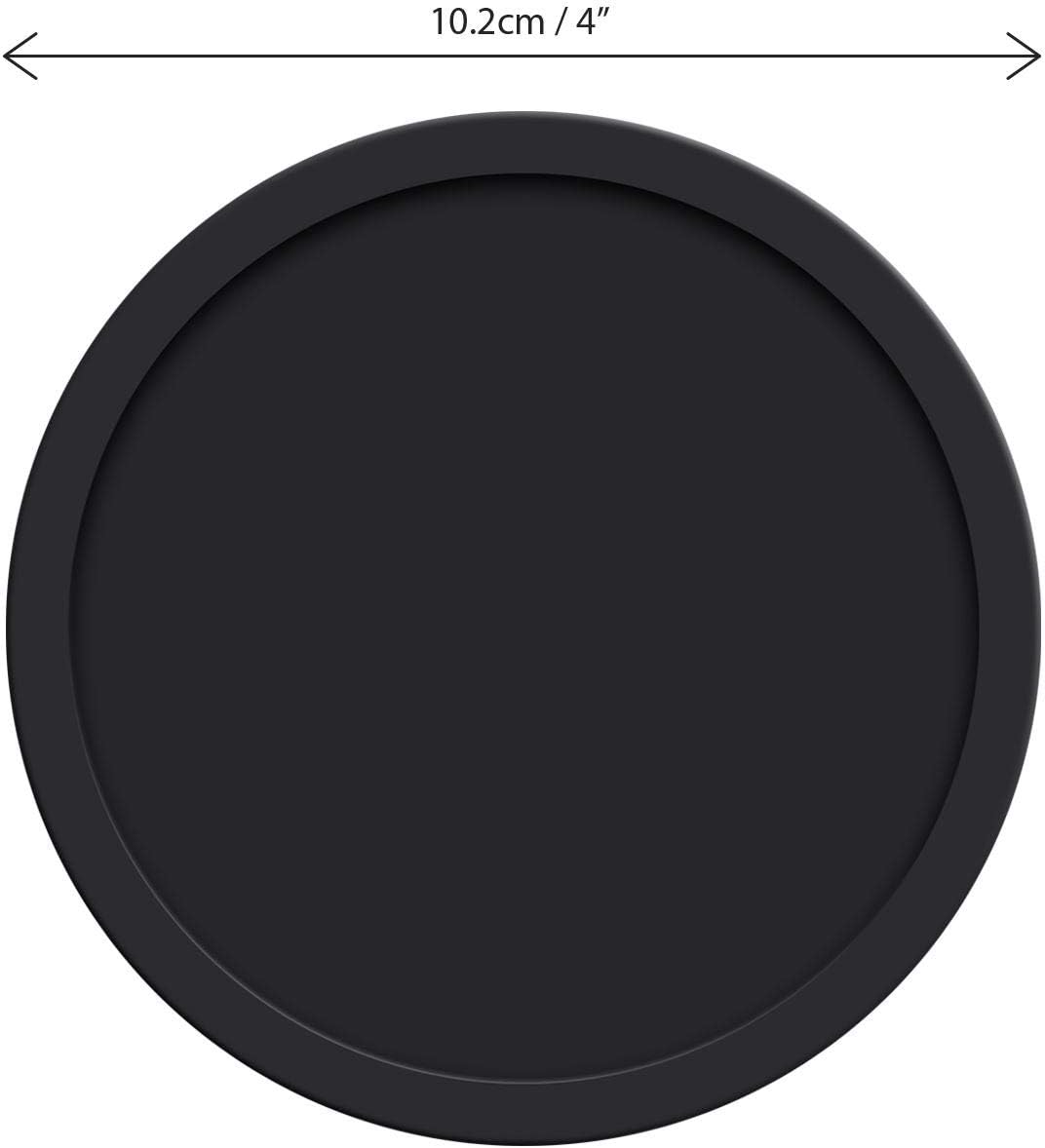 iGadgitz Home U6901, BPA Free Silicone Coasters Non-slip Cup Mats, set of 8, Round Shaped, Pint Glass Size, Coffee Cups - Image 3