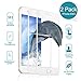 NONZERS Screen Protector for iPhone 6/6S (4.7'') - 9H Hardness,High Definition,[2-Pack] Full Coverage Tempered Glass Screen Protector for iPhone 6/6S,3D Touch Compatible,Easy Installation