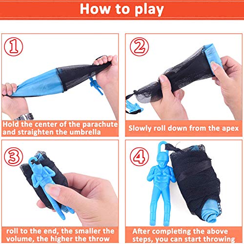 2 Tangle+Throwing+Skydiver+Parachute+Favors