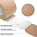 REFUN Kinesiology Tape Precut (4 Rolls Pack), Elastic Therapeutic Sports Tape for Knee Shoulder and Elbow, Pain Relief, Waterproof, Latex Free, 2