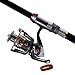 Sougayilang Fishing Rod Reel Combos Pocket Portable Fishing Pole with Left Right Hand Spinning Reel for Outdoor Travel Freshwater Fishing