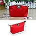 Bestrice iConic-Frame Pouch-Cosmetics Case Makeup Bag Travel Accessory Organizer (Red)