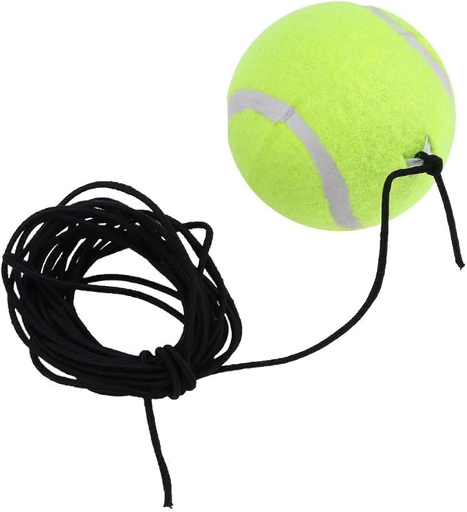 Entraîneur De Tennis Portable Avec 3 Balles - Cordes Élastiques, Anti-Enchevêtrement
