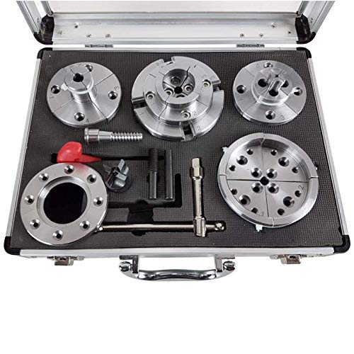 3.75" Lathe Scroll Chuck Package, 4Jaws Wood Lathe SelfCenter Chuck