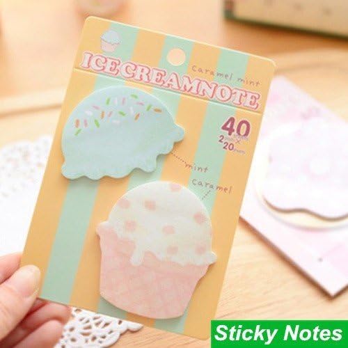 6 pcs/Lot Ice cream donuts note Candy sticky notes Cute post it stickers Kawaii stationery