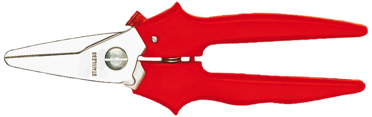 Bessey D48 Just Combi-Scissors, Black/Red