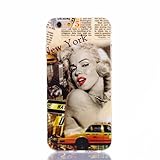 iPhone 6S Case,XYX [Drop Protection][Slim Fit] iPhone 6 Case [Marilyn Monroe in New York] Premium TPU Snap-On Shock Protection Case for iPhone 6 6S
