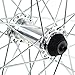 Sta Tru Quick Release Silver ST735 36H Rim Front Wheel (700X35)