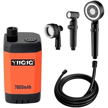 Huraoerrrr Douche de Camping Portable 5L avec 10 Modes têtes de pulvérisateur 9, 84 Pieds tuyaux pour Jardin randonnée Pique-Nique Huraoerrrr Douche de Camping Portable 5L avec 10 Modes têtes de pulvérisateur 9, 84 Pieds tuyaux pour Jardin randonnée Pique-Nique