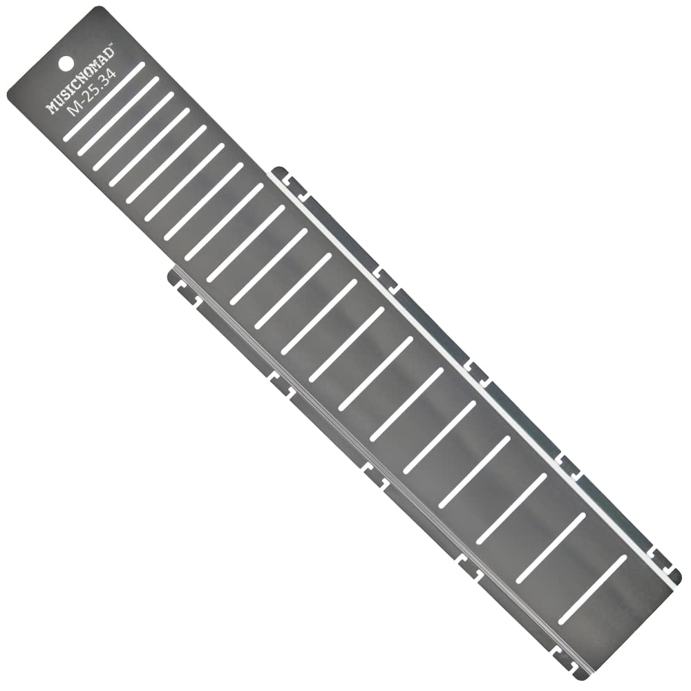 MusicNomad Fret Shield™ - Total Fretboard Protector Guard Tool for Fret Polishing on 25.34" Guitar Fret Scale (MN803)