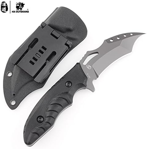 HX OUTDOORS Army Survival Tactical Knife Outdoor Tool Fixed-Blade Knives Camping Hiking Tools
