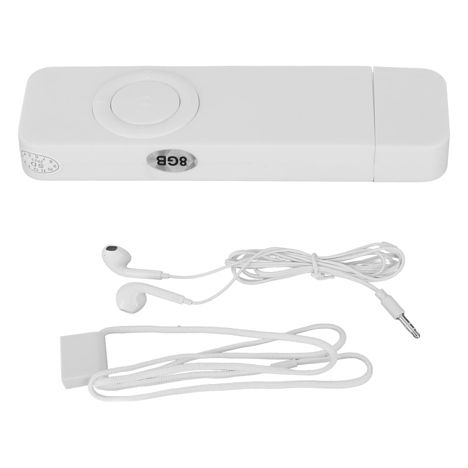 Portable MP3 Player, 8GB MP3 Music Player USB Flash Drive Type Support OTG, with Headphone & Lanyard, HiFi Lossless Sound Slim Portable Music Player for Sport, 64GB Expandable