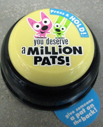 Hallmark Kids Encouragement HYO3205 You Deserve a Million Pats Sound Button