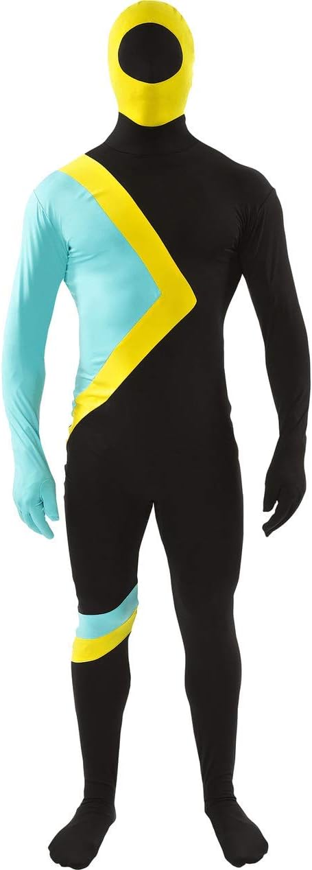 Orion Costumes Unisex Jamaican Flag Team Bobsleigh Jumpsuit Fancy Dress Costume