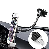 MaxGear Universal Car Mount Air Vent Holder Car Cradle for Smartphones, Black