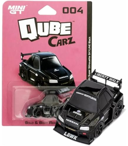 Amazon.com: DieCast Mini GT Qube Carz Nissan Skyline Kenmeri