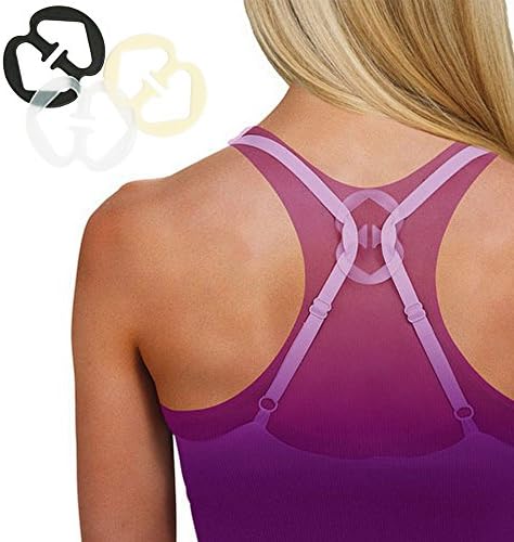 6 Bra Strap Concealer Clips Solution Perfect Lift Max Cleavage Control Racerback