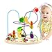 GEMEM Wooden Beads Maze Fruit Toddler Roller Coaster Educational Baby First Toys Cube for 1 2 3 Years Old Baby Boys Girls