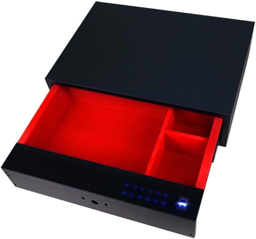 Mgo Drawer Safe Fingerprint Safe Sliding Security Safe Smart Electronic Cabinet Lock Fingerprint Lock Cabinet Lock Biometric Lock Drawer Fingerprint Lock (Size : B): Home & Kitchen