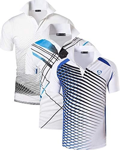 jeansian Men’s 3 Packs Ourdoor Sport Quick Dry Polo T-Shirt Tee Tshirt Golf Tennis Bowling Fit LSL195 jeansian Men’s 3 Packs Ourdoor Sport Quick Dry Polo T-Shirt Tee Tshirt Golf Tennis Bowling Fit LSL195