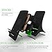 Fast Wireless Charger, Qi Wireless Charging Station Stand with Cooling Fan Compatible for iPhone X 8/8 Plus, Samsung Galaxy S8, S8 Plus, S7, S7 Edge, Note 8 and All Qi-Enabled Devices-No AC Adapter