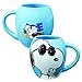 Vandor 85401 Peanuts Joe Cool 18 oz Oval Ceramic Mug, Blue