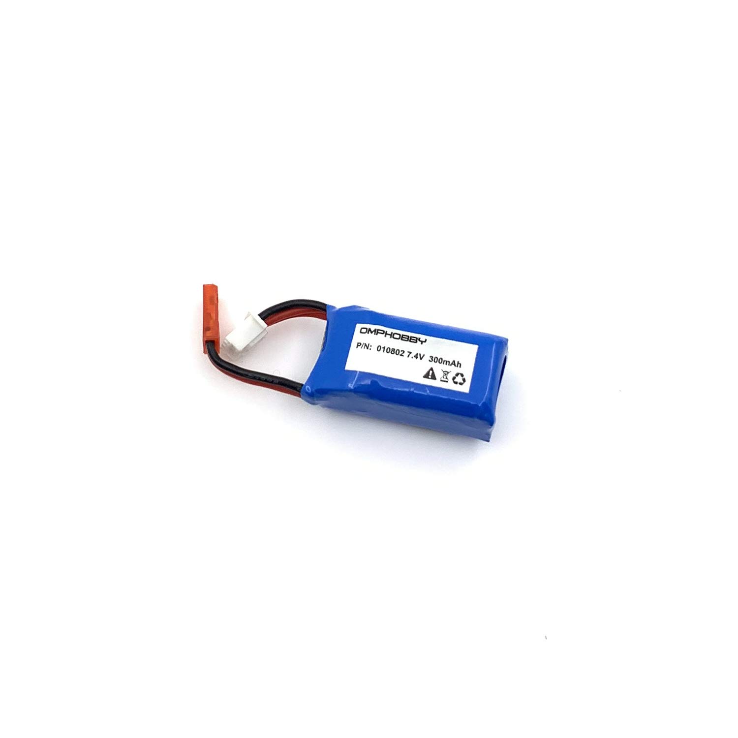 OMPHOBBY T720 RC Plane 7.4V 300mAh Battery OSHT005 Original Replacement for OMP HOBBY T720 RC Airplane Accessories Spare Part