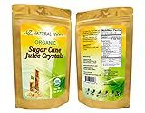 Raw Sun Dried Sugar Cane Juice Crystals - Certified Organic (2 lb)