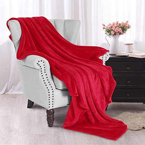 Exclusivo Mezcla Extra Large Fleece Throw Blanket for Couch, Super