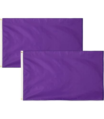 G128 Violette Flagge 60x90 Cm – 150D Polyester, Lebendige Farben, Messingösen