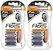 Bic Flex 5 Hybrid Razor - 1 Count Handle & 3 Count Cartridges Per Package - Pack of 2 Packages