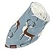 Milkbarn (Zebi Baby) Kerchief Bib (Blue Elephant)
