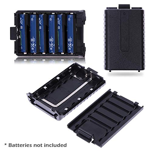 Battery Organizer Battery Case Battery Box C-6 AAA Extended Battery Case Storage Box for Baofeng UV5R 5RA B C D 5RE Plus Two Way Radio - Thumbnail 3