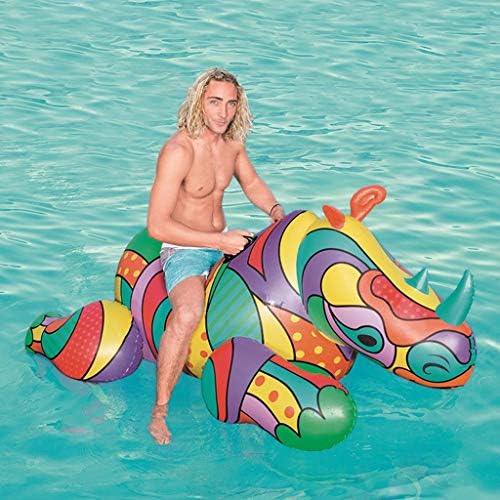 LIJUEZL Giant Inflatable Ride-ons Pool Rafts, Grown-Up Toys Kids' Swim Floats - Swimming Pool Loungers for Beach