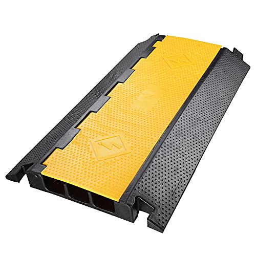 3 Channel Rubber Wire Cable Ramp Cover Warehouse Beach Pool