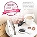 Lunata Hair Straightener - Cordless Titanium Luxury Hair Straightener - Styles And Curls Hair With High Heat - Battery-Operated Travel Titanium Flat Iron - Elegant White And Rose Gold Hair Curler