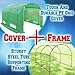 BenefitUSA Hot Green House 10'x7'x6' Larger Walk In Outdoor Plant Gardening Greenhouse