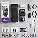 Altura Photo Professional Flash Kit for NIKON DSLR - Includes: I-TTL Flash (AP-N1001), Wireless Flash Trigger Set and Accessories