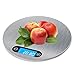 SUMCOO Digital Kitchen Scale,Stainless Steel Hanging Cooking Scale for Baking Food Measuring Counting Nutrition Gram Weight Scale 5KG/11 LB Black (round)
