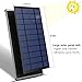 ECHTPower Solar Lights Outdoor, Aluminum Wall Sconces with Mounting Pole, Radar Motion Sensor and Remote Control, 70 LEDs Waterproof Security Lighting for Barn Porch Garage