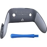 Repair Front &amp; Back Cover for PS5 DualSense Edge Controller, Replacement Shell with Soft CD Rubber Grip, Snap-On Design to Fix Peeling &amp; Yellowing, Grey 1 PC Players