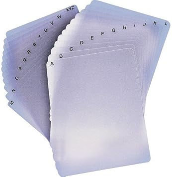 Amazon Com Discsox 24 Dvd Pro Dividers Blank Alphabetical 24divdp Electronics