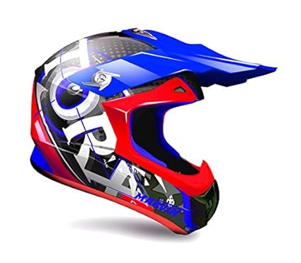 Taille S Gris TORX Casque Cross Moto MARVIN EYES