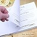 Wedding Guest Book | Perfect Bridal Registry for Signature & Messages | Best Shower Gift | Wedding Day Memory Book | Hard Cover with Gold Foil, 64 Gold Gilded Pages & Ribbon Bookmark | 7” x 9”