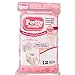 POTTY SHIELDS Disposable Toilet Seat Covers for Kids & Adults (20 Pack) Germ Protect from Public Toilets - Waterproof, Plastic Lined for No Soak Thru, XL to Cover the WHOLE Toilet -Pink/Floral