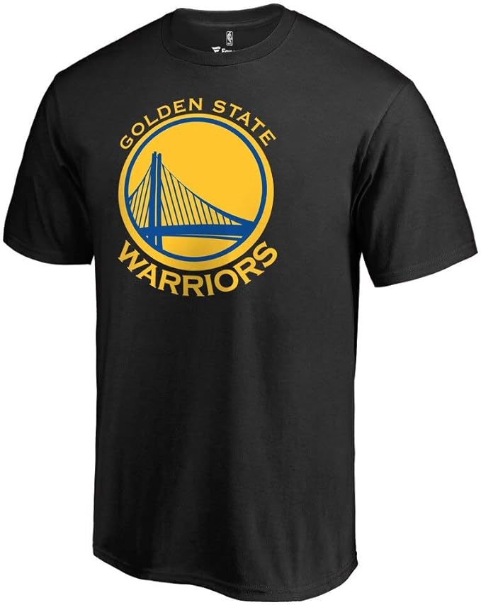 Amazon.com : Golden State Warriors Youth Black Primary Logo T-Shirt ...