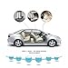Car Air Purifier, JFA Smart Car Air Ionizer, Ionic Purifier, Odor Eliminator, Auto Air Cleaner Car Freshener Remove Odor, Smoke, Dust with Dual USB Car Adapter (JFA)