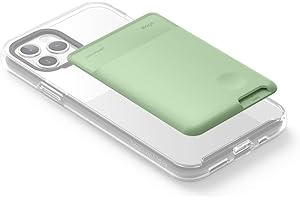 elago Phone Card Holder - Secure Wallet, Ultra Slim for Back of Phone, 3M Adhesive ID iPhone, Galaxy and Most Smartphones [Pastel Green]