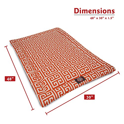 48"  Towers Orange Crate Dog Bed Mat By Majestic Pet Products